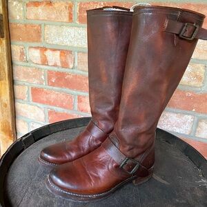 Frye Veronica Leather Riding Boots